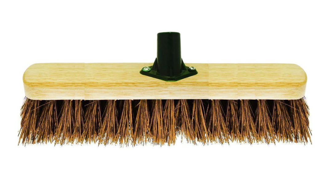 Stiff Hard Bassine Coco Brush Head 18 Inch SK29394 (Big Parcel Rate)