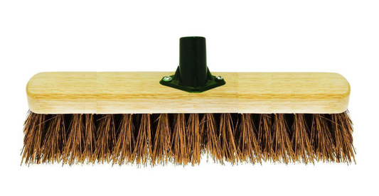 Stiff Hard Bassine Coco Brush Head 18 Inch SK29394 (Big Parcel Rate)