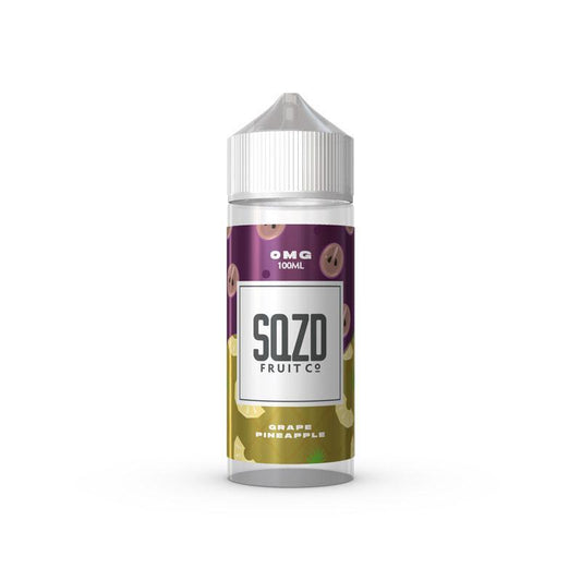 SQZD Fruit Co Grape Pineapple 100ml Shortfill