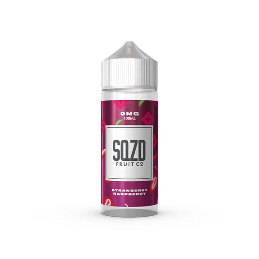 SQZD Fruit Co Strawberry Raspberry 100ml Shortfill