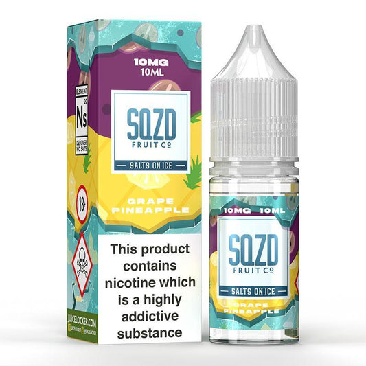 SQZD Fruit Co Grape Pineapple On Ice Nic Salt