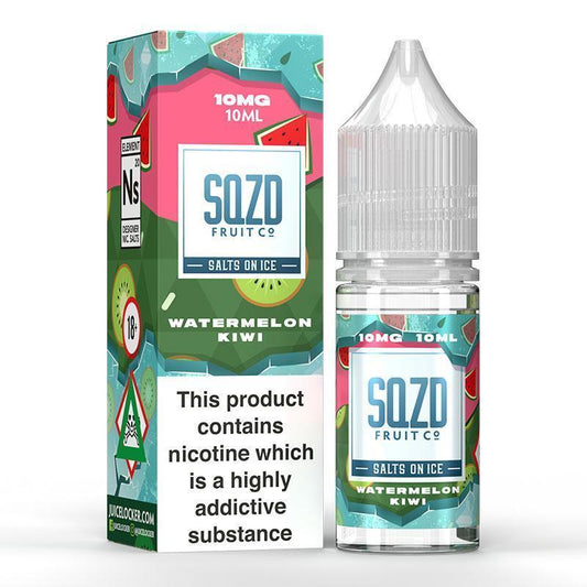 SQZD Fruit Co Watermelon Kiwi On Ice Nic Salt