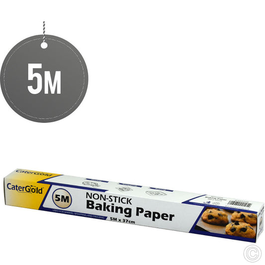 Non Stick Baking Paper 5M x 37cm ST22125 (Parcel Rate)