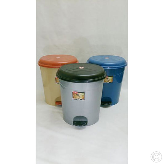 Plastic Pedal Bin 22 Litre No.4 Mixed Colour Random Sent ST7204 (Parcel Rate)