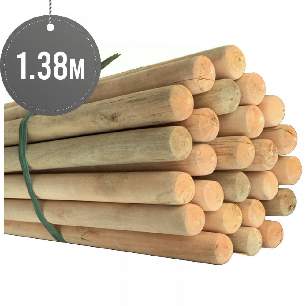 1Pc XL Thick Wooden Mop Stick 138 x 2.85cm Home Diy ST80538 / ws250 (Parcel Rate)