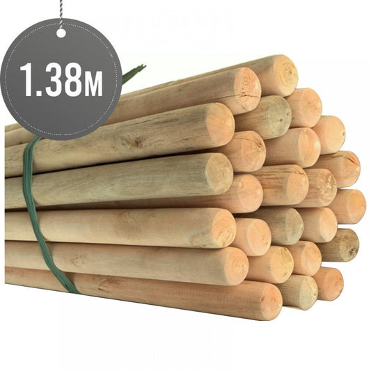 1Pc XL Thick Wooden Mop Stick 138 x 2.85cm Home Diy ST80538 / ws250 (Parcel Rate)