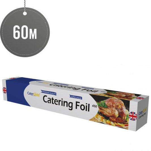 Aluminium Catering Foil 60m x 45cm (Parcel Rate)
