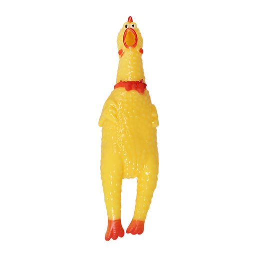 Pet Toy Squeeze Shrilling Chicken Screaming Toy 30cm 0067 (Parcel Rate)