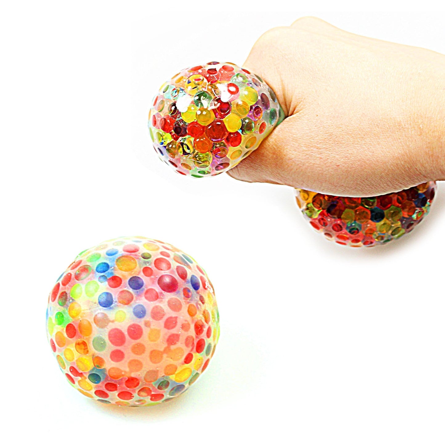 Jelly Bead Squeezy Mesh Ball Anti Stress Relief Spalt Kids Fun Party Filler Ball 7000 (Parcel Rate)