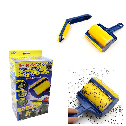 Sticky Buddy Reusable Sticky Picker Upper All Purpose General Cleaner Pickup Rinse Re Use 3888 (Parcel Rate)