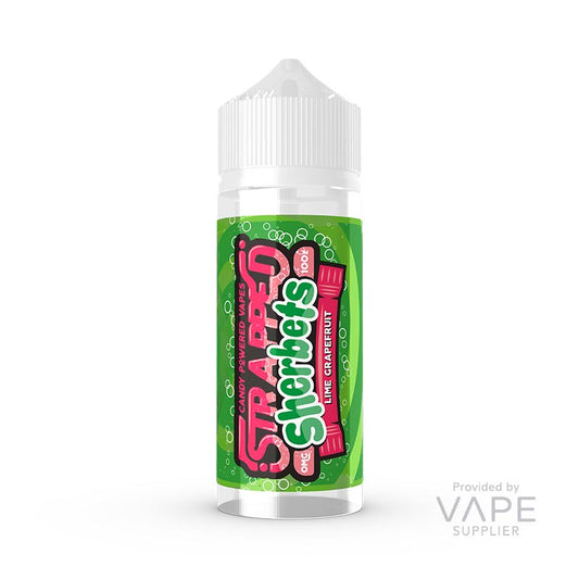 Strapped Lime Grapefruits Sherbet 100ml Shortfill