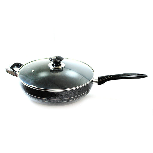 UNA Nonstick Wok Long Handle (26cm)  0209/2793  (Parcel Rate)