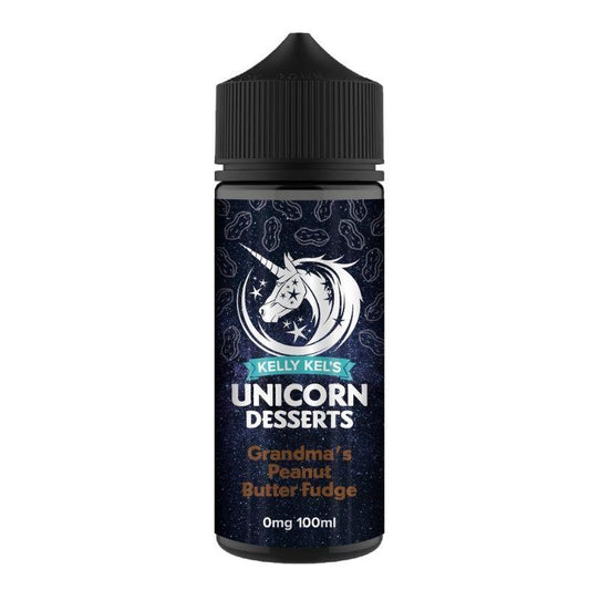 Unicorn Desserts Grandma's Peanut Butter Fudge 100ml Shortfill