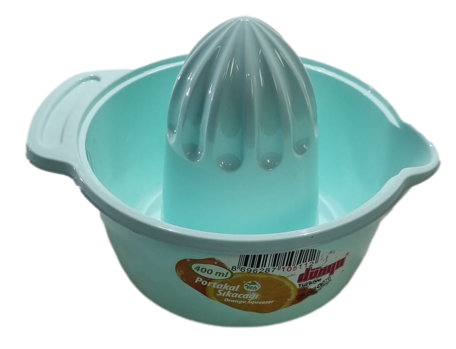 Orange Lemon Juicer Squeezer Plastic Kitchen Essential Assorted Colours D105112 (Parcel Rate)