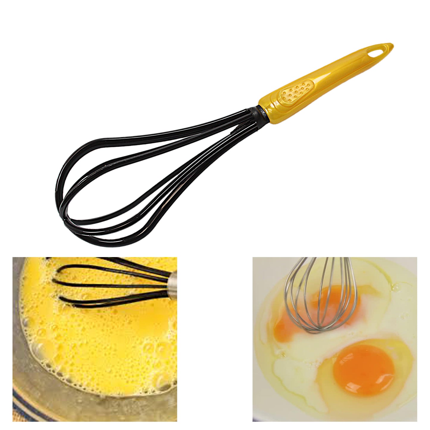 Whisk Food Prep Plastic Mixing Baking High Quality Whisk  0615 (Parcel Rate)