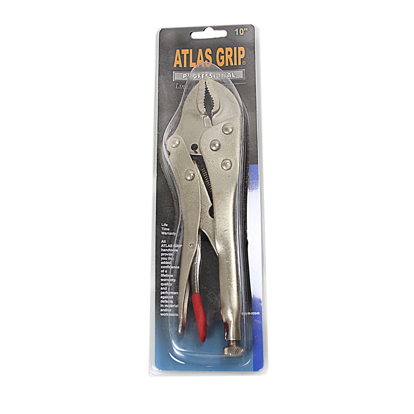 Atlas Grip Professional 10” Wrench Grip Chrome Vanadium Vise Grip 3472 (Parcel Rate)