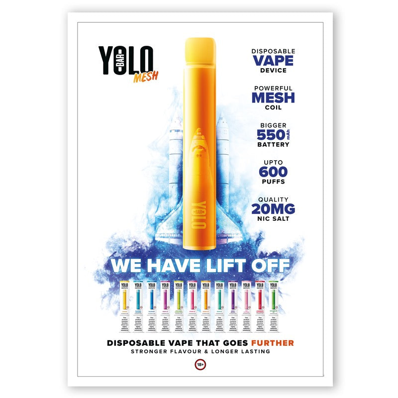 YOLO Mesh M600 A4 Poster