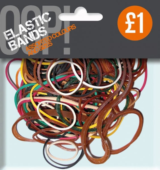 Elastic Bands Assorted Colours and Sizes A2431 (Parcel Rate)