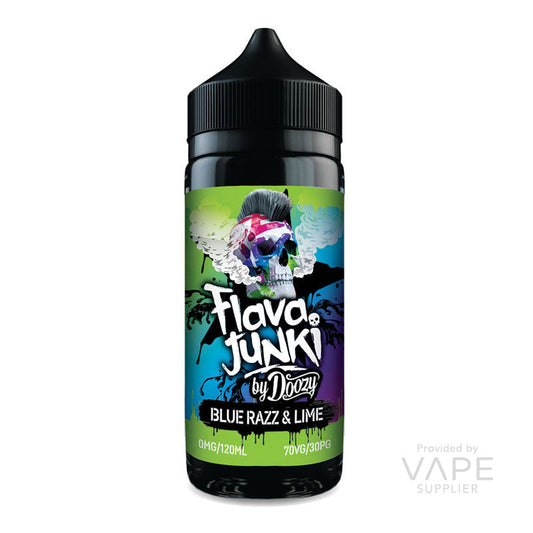 Flava Junki Blue Razz & Lime 100ml Shortfill