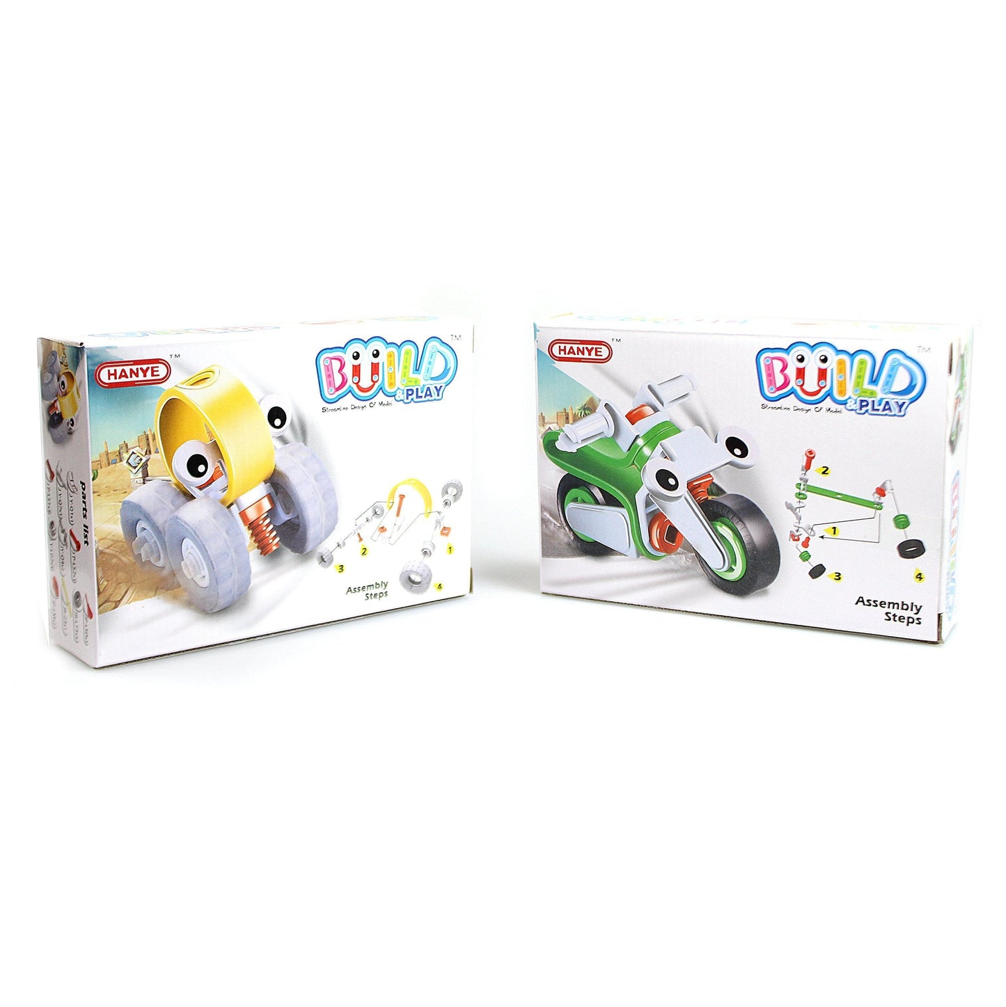 Build & Play Car Bike Toy 4553 (Parcel Rate)