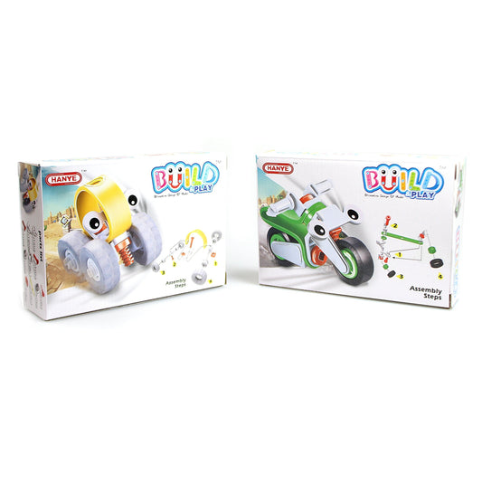 Build & Play Car Bike Toy 4553 (Parcel Rate)