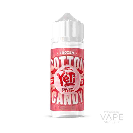 YeTi Frozen Cotton Candy Cherry Strawbs 100ml Shortfill