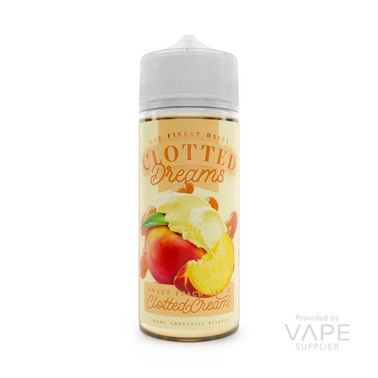 Clotted Dreams Sweet Peach Jam & Clotted Cream 100ml Shortfill