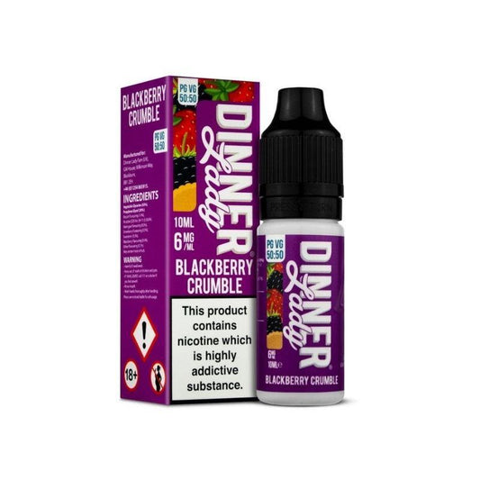 Dinner Lady Blackcurrant Crumble 50/50