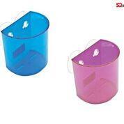 Bathroom Suction Acrylic Toothbrush Holder Available in Pink and Blue   0075 (Parcel Rate)