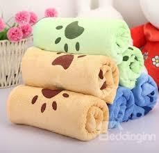 Bath Towel With Foot Prints Design 4363 (Parcel Rate)