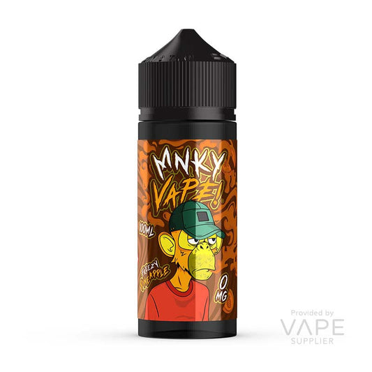 MNKY Vape Freezy Pineapple 100ml Shortfill