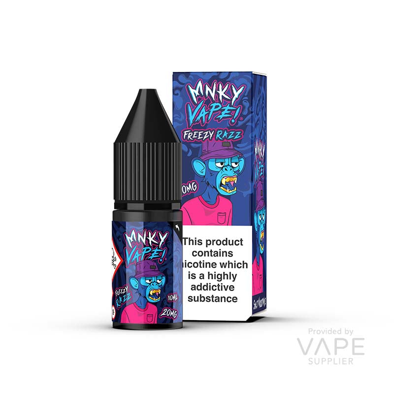 MNKY Vape Freezy Razz Nic Salt