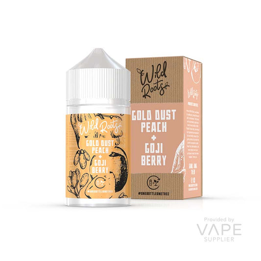 Wild Roots Gold Dust Peach 50/100ml Shortfill