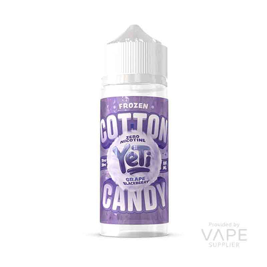 YeTi Frozen Cotton Candy - Grape Blackberry 100ml Shortfill