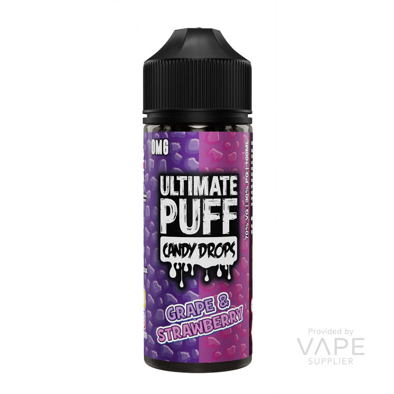 Ultimate Puff Candy Drops Grape Strawberry 100ml Shortfill