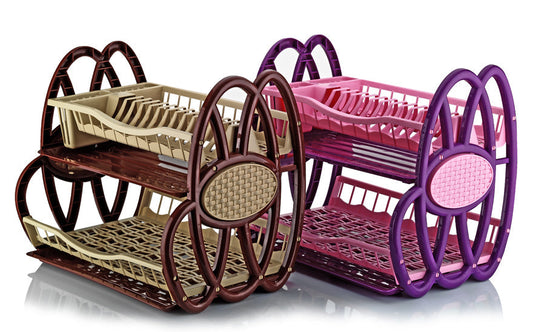 Kitchen Household Heavy Duty Dish Rack 2 Tier Cutlery Plate Dish Rack ASD097 (Parcel Rate)p