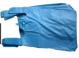 BR4 Jumbo blue recycled vest carriers 100 pcs (Parcel Rate)
