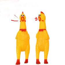 Pet Toy Squeeze Shrilling Chicken Screaming Toy 30cm 0067 (Parcel Rate)