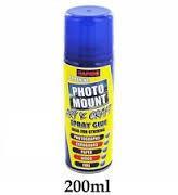 Photo Mount Spray Glue 200ml 8062 (Parcel Rate)