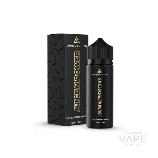 Limited Edition Juice N Power Fuji Apple Blueberry Mango 100ml Shortfill