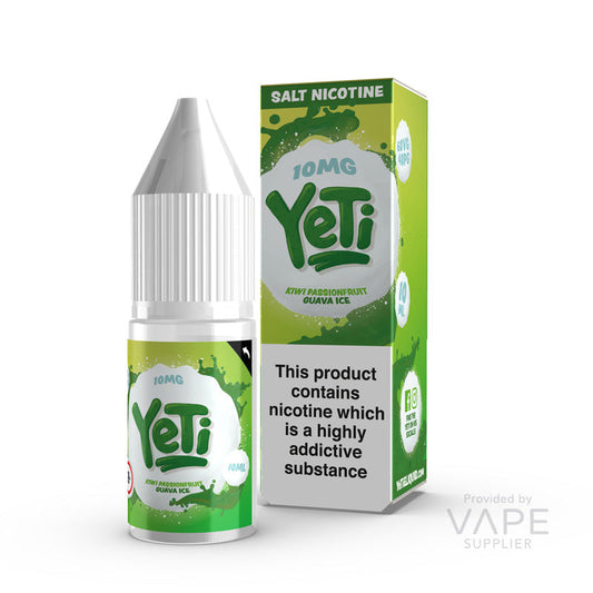 YeTi Kiwi Passionfruit Guava Ice Nic Salt