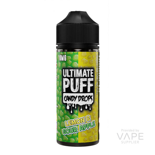 Ultimate Puff Candy Drops Lemon Sour Apple 100ml Shortfill