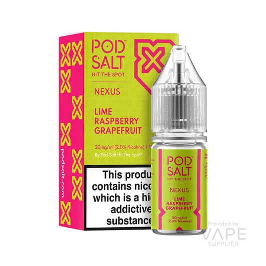 Pod Salt Nexus Lime Raspberry Grapefruit Nic Salts