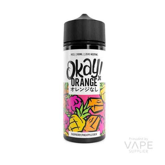 Okay Orange Raspberry & Pineapple Chew 100ml Shortfill