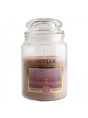 Jumbo Jar Opella Candle Sunset Pink CDBIGSP (Parcel Rate)
