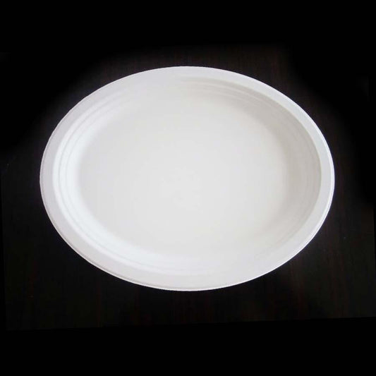 10 Plastic Oval Plate 9" Party Plates Disposable ST7023 (Parcel Rate)