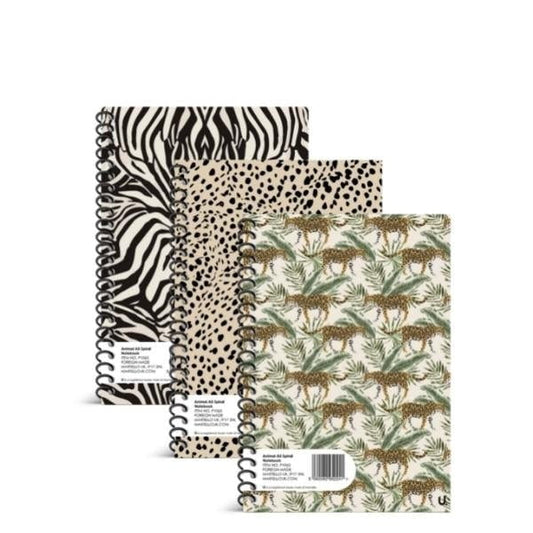 Animal A5 Spiral Notebook School Assorted Designs P1063 (Parcel Rate)