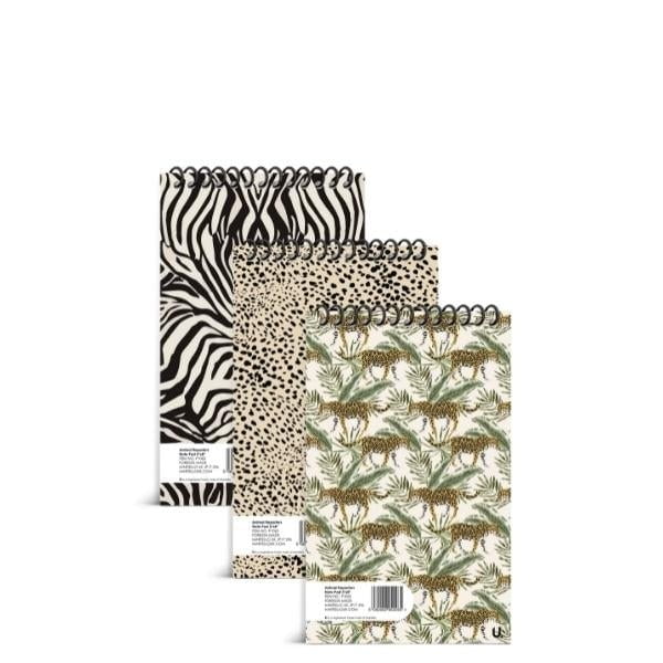 Animal Reporters Note Pad 5"x8" School Assorted Designs P1065 (Parcel Rate)