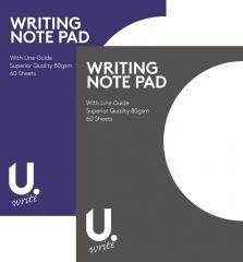 Writing Note Pad 80Gsm 60 Sheets Home Student Office 3053 (Parcel Rate)