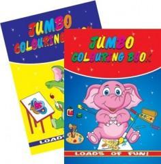 Jumbo Colouring Book 1 & 2    7761 (Parcel Rate)